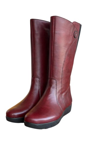 Δερμάτινη Γυναικεία Mπότα - W7