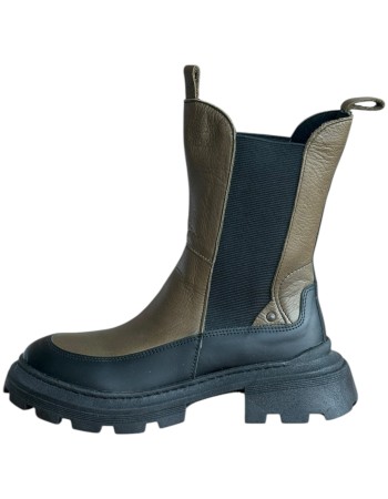 Δερμάτινο Γυναικείo Μποτάκι - W70