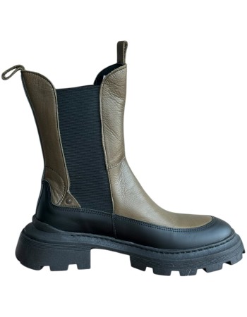 Δερμάτινο Γυναικείo Μποτάκι - W70