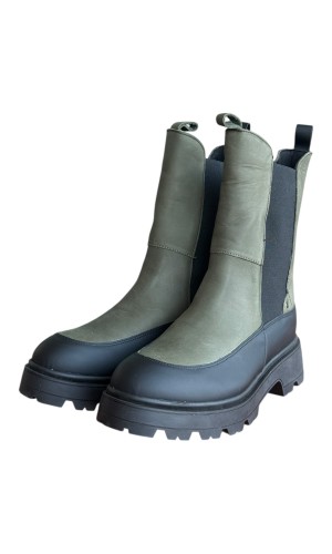 Δερμάτινο Γυναικείo Μποτάκι - W71