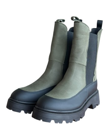 Δερμάτινο Γυναικείo Μποτάκι - W71