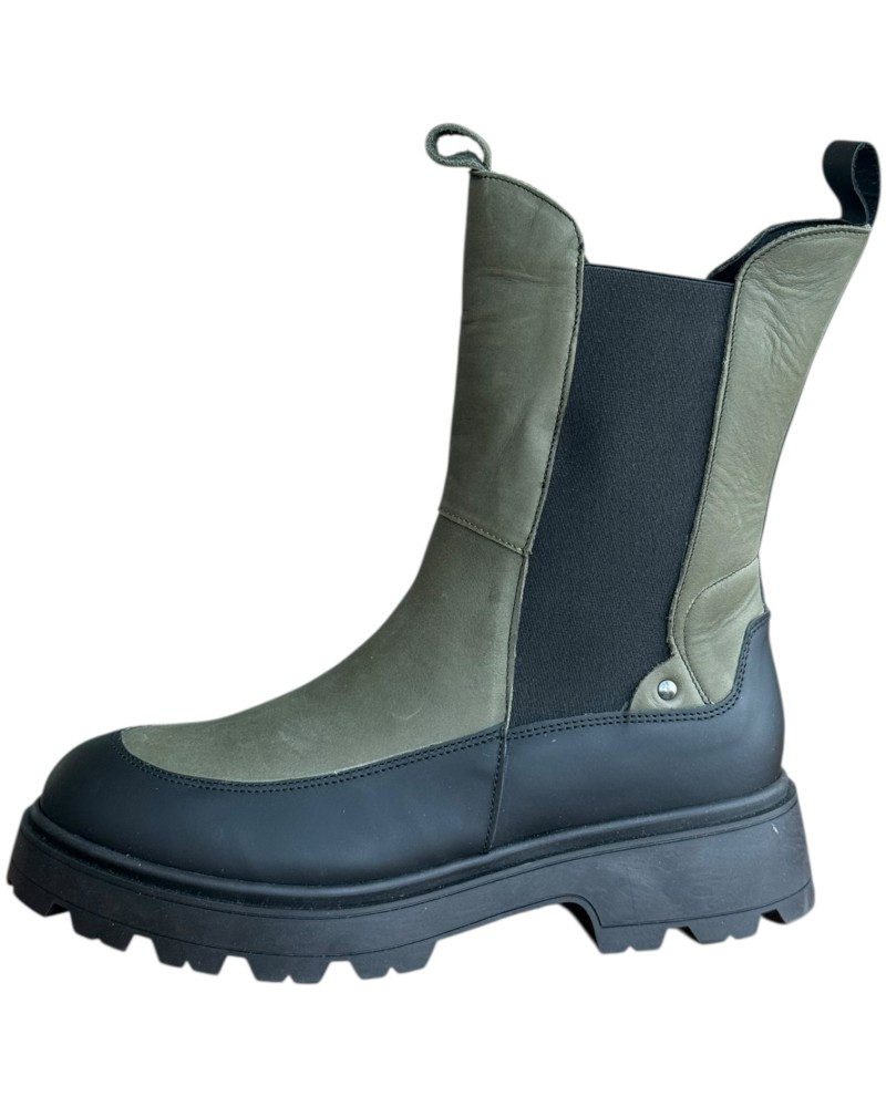 Δερμάτινο Γυναικείo Μποτάκι - W71