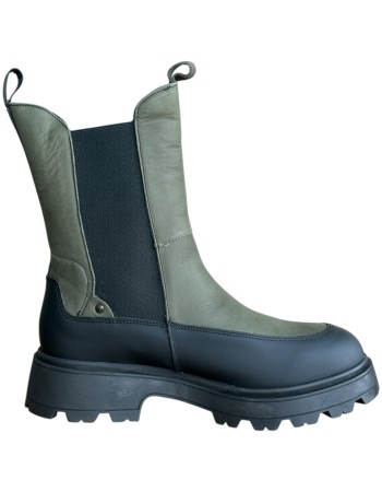 Δερμάτινο Γυναικείo Μποτάκι - W71