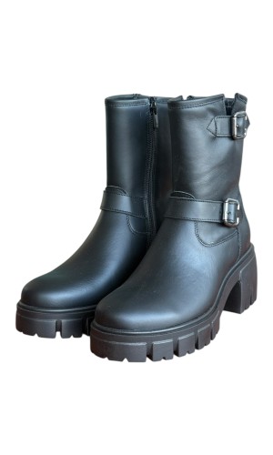 Δερμάτινο Γυναικείo Μποτάκι - W72