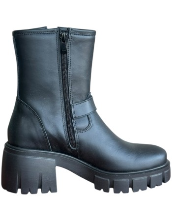 Δερμάτινο Γυναικείo Μποτάκι - W72
