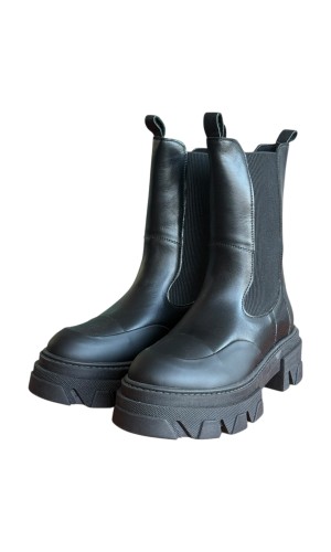 Δερμάτινο Γυναικείo Μποτάκι - W74