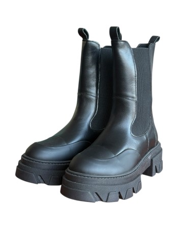 Δερμάτινο Γυναικείo Μποτάκι - W74