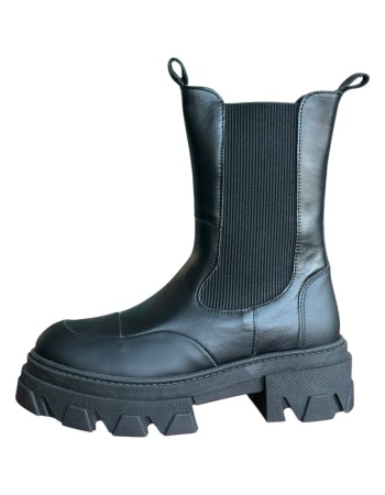 Δερμάτινο Γυναικείo Μποτάκι - W74