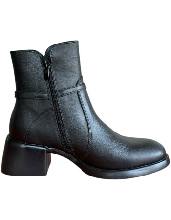 Δερμάτινο Γυναικείo Μποτάκι - W77