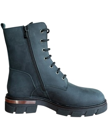 Δερμάτινο Γυναικείo Μποτάκι - W79