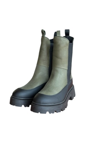 Δερμάτινο Γυναικείo Μποτάκι - W80