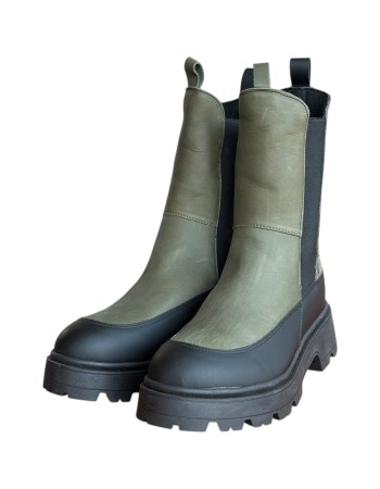 Δερμάτινο Γυναικείo Μποτάκι - W80