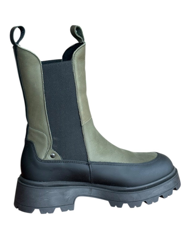 Δερμάτινο Γυναικείo Μποτάκι - W80