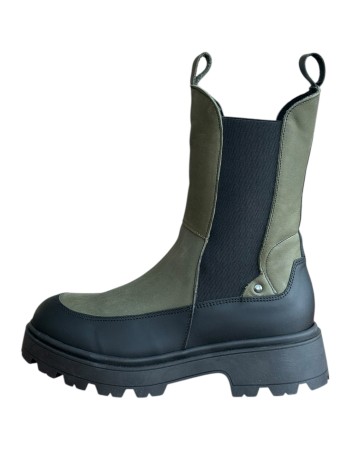 Δερμάτινο Γυναικείo Μποτάκι - W80