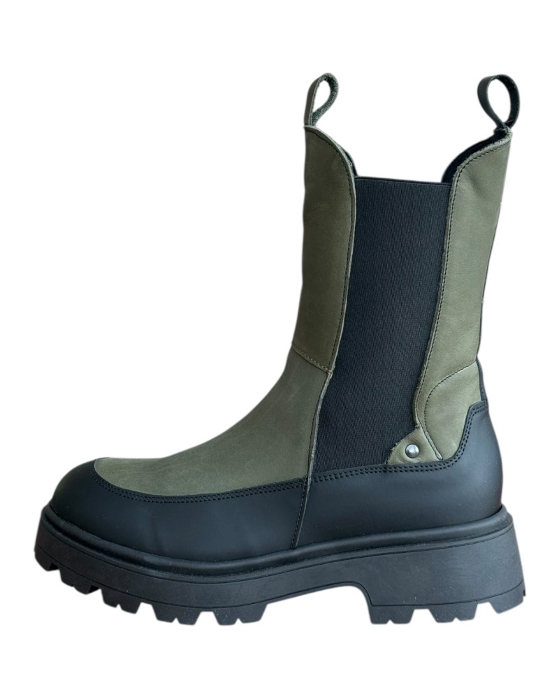 Δερμάτινο Γυναικείo Μποτάκι - W80