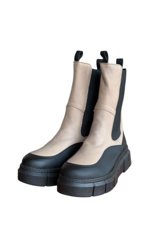 Δερμάτινο Γυναικείo Μποτάκι - W81