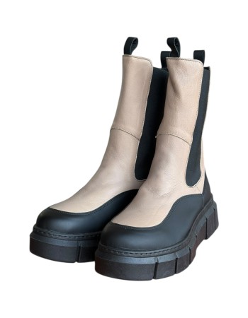 Δερμάτινο Γυναικείo Μποτάκι - W81