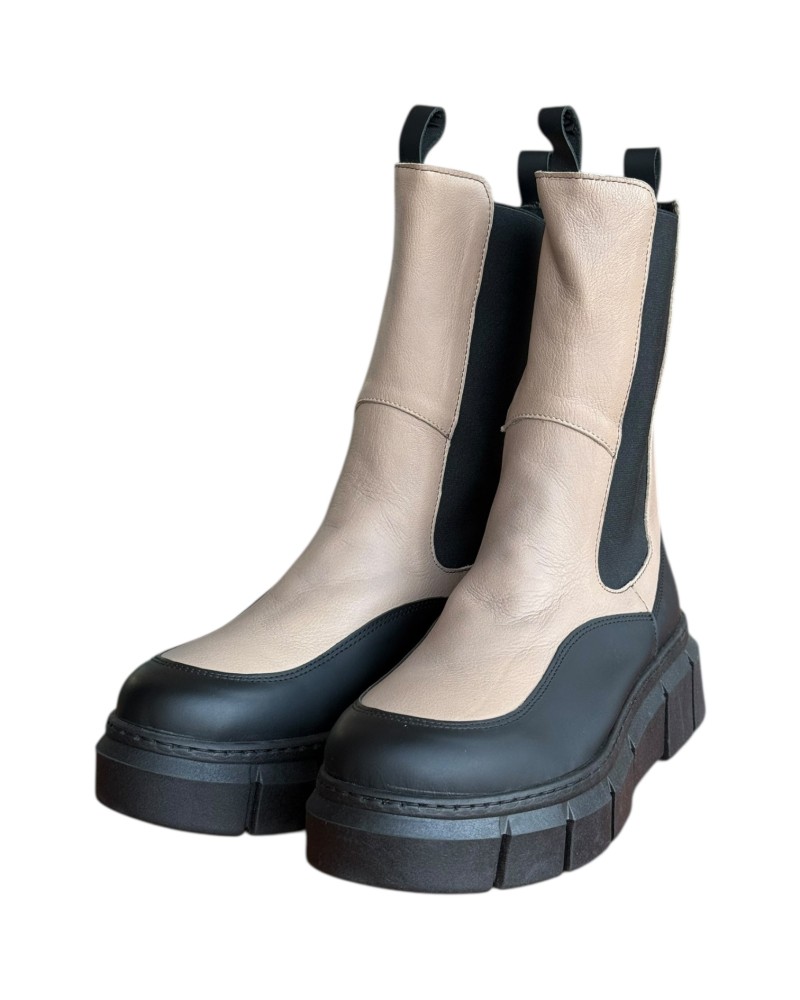 Δερμάτινο Γυναικείo Μποτάκι - W81