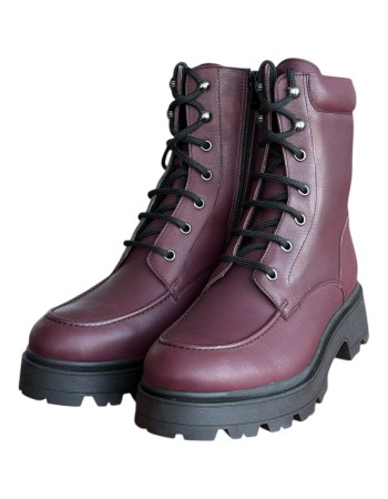 Δερμάτινο Γυναικείo Μποτάκι - W83