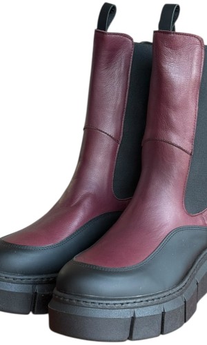 Δερμάτινο Γυναικείo Μποτάκι - W85