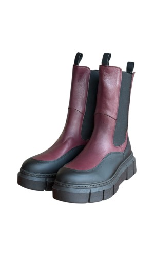 Δερμάτινο Γυναικείo Μποτάκι - W85