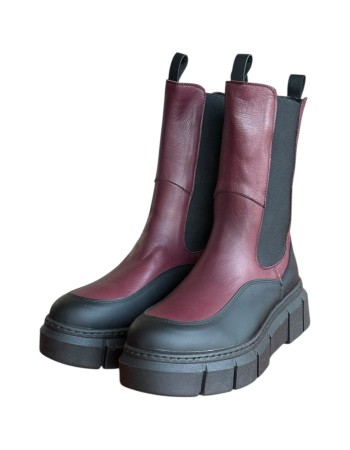 Δερμάτινο Γυναικείo Μποτάκι - W85