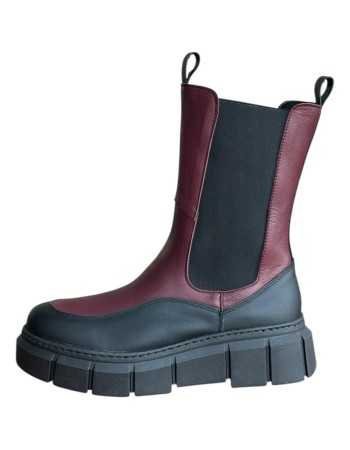 Δερμάτινο Γυναικείo Μποτάκι - W85