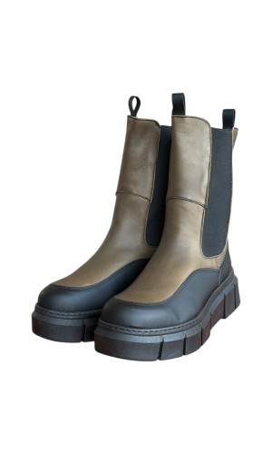 Δερμάτινο Γυναικείo Μποτάκι - W86