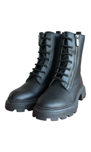 Δερμάτινο Γυναικείo Μποτάκι - W87