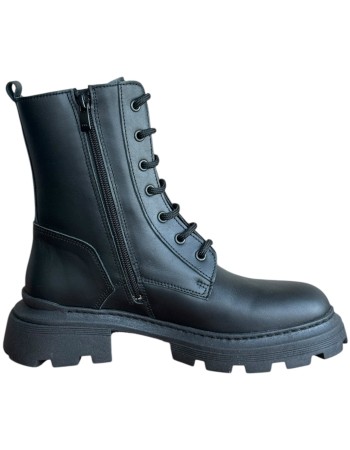 Δερμάτινο Γυναικείo Μποτάκι - W87