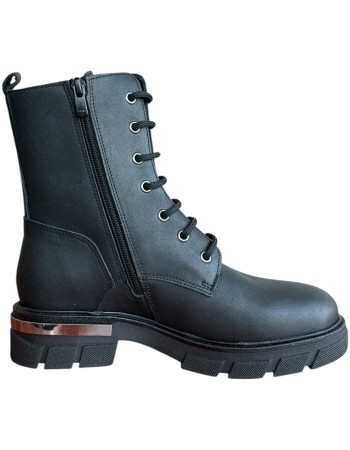 Δερμάτινο Γυναικείo Μποτάκι - W89