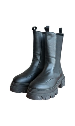 Δερμάτινο Γυναικείo Μποτάκι - W90