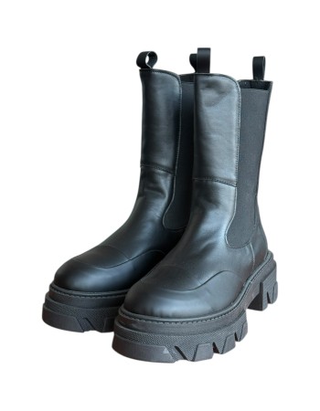 Δερμάτινο Γυναικείo Μποτάκι - W90