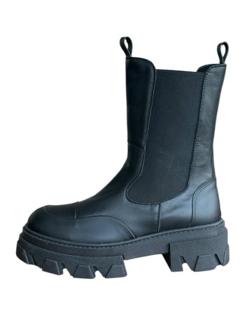 Δερμάτινο Γυναικείo Μποτάκι - W90