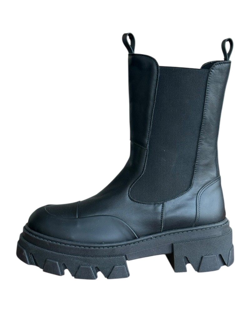 Δερμάτινο Γυναικείo Μποτάκι - W90