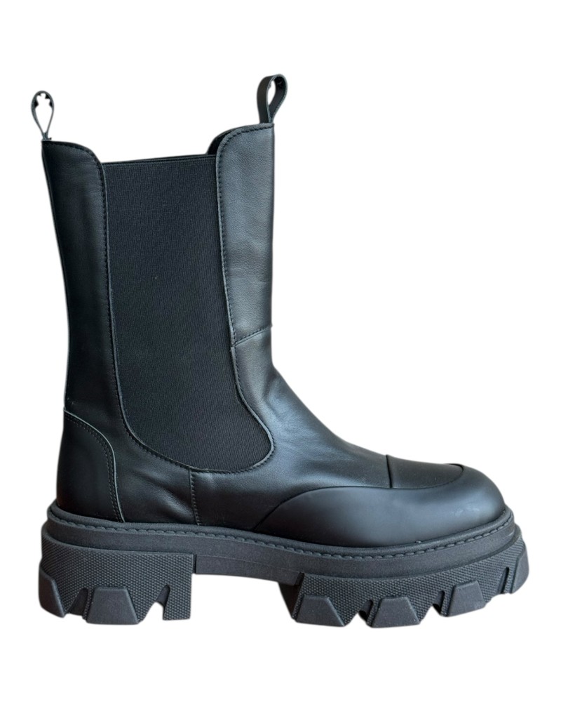 Δερμάτινο Γυναικείo Μποτάκι - W90