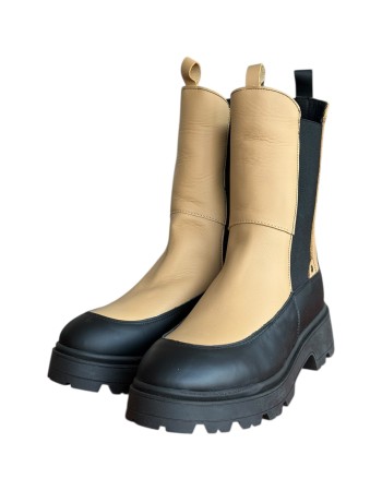 Δερμάτινο Γυναικείo Μποτάκι - W91