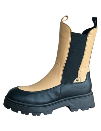 Δερμάτινο Γυναικείo Μποτάκι - W91