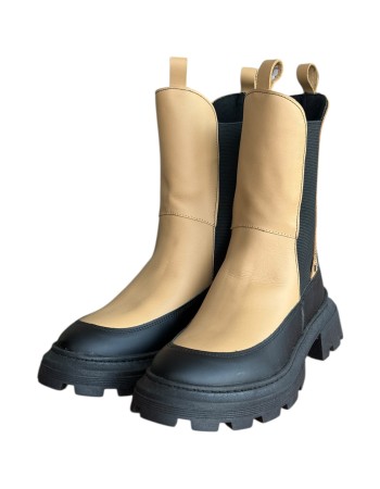 Δερμάτινο Γυναικείo Μποτάκι - W93