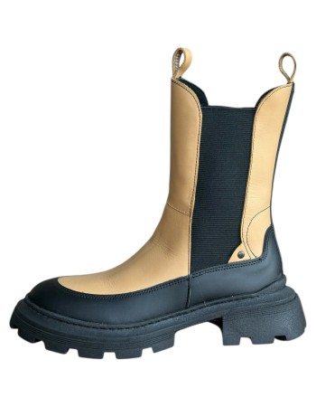 Δερμάτινο Γυναικείo Μποτάκι - W93