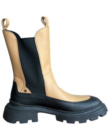 Δερμάτινο Γυναικείo Μποτάκι - W93