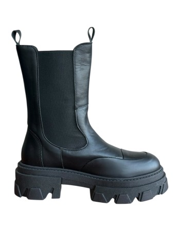 Δερμάτινο Γυναικείo Μποτάκι - W94