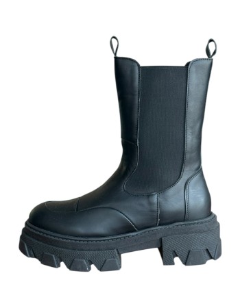 Δερμάτινο Γυναικείo Μποτάκι - W94