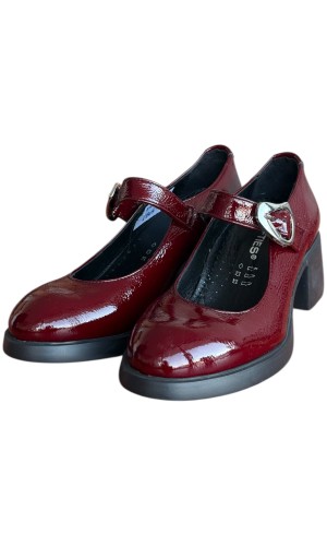 Δερμάτινη Γυναικεία Μπαλαρίνα - W98