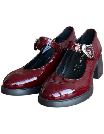 Δερμάτινη Γυναικεία Μπαλαρίνα - W98