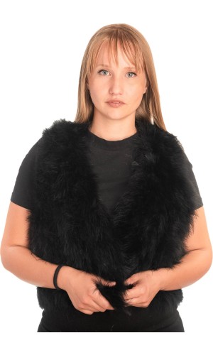 Γνήσια Γυναικεία Φυσική Γούνα Γιλέκο - X494