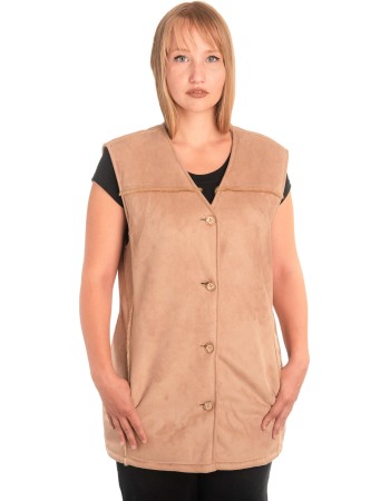 Γυναικείο Μουτόν Γιλέκο - X517