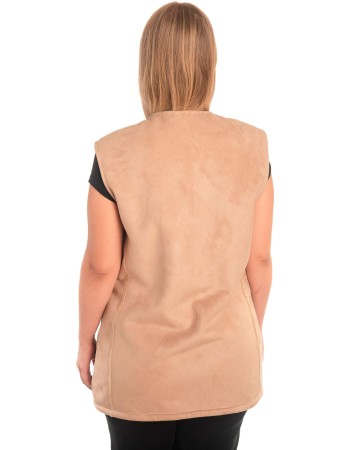 Γυναικείο Μουτόν Γιλέκο - X517