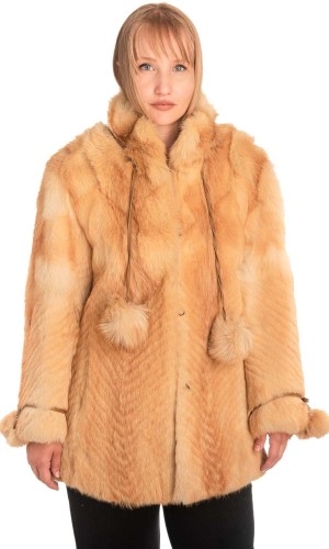 Γνήσια Γυναικεία Φυσική Γούνα - X621