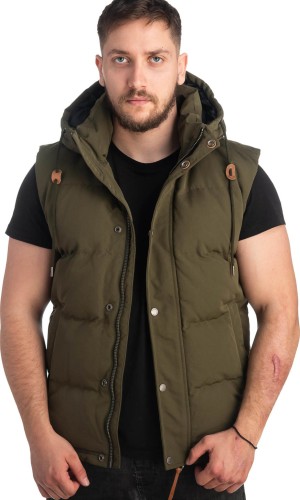 Ανδρικό Επώνυμο Μπουφάν Γιλέκο - Z137
